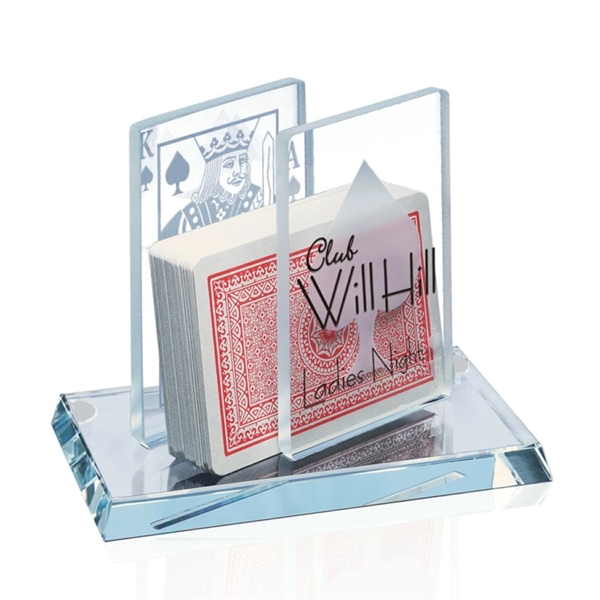 6" high Jade glass deck holder.... from ASI 84592 St Regis Group / Prestige Glass