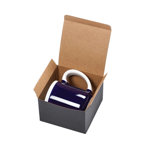 The Brenton ceramic mug features a dark glazed surface with an... from ASI 84592 St Regis Group