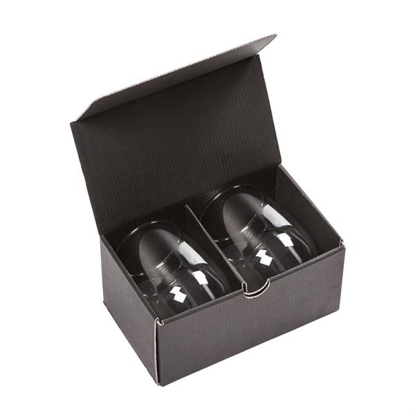 Stemless glasses allow users to aerate a glass of wine while... from ASI 84592 St Regis Group