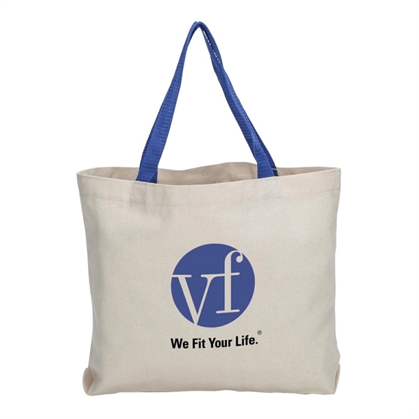 Shopping tote bag from natural and durable traditional cotton. Lightweight, foldable... from ASI 84592 St Regis Group