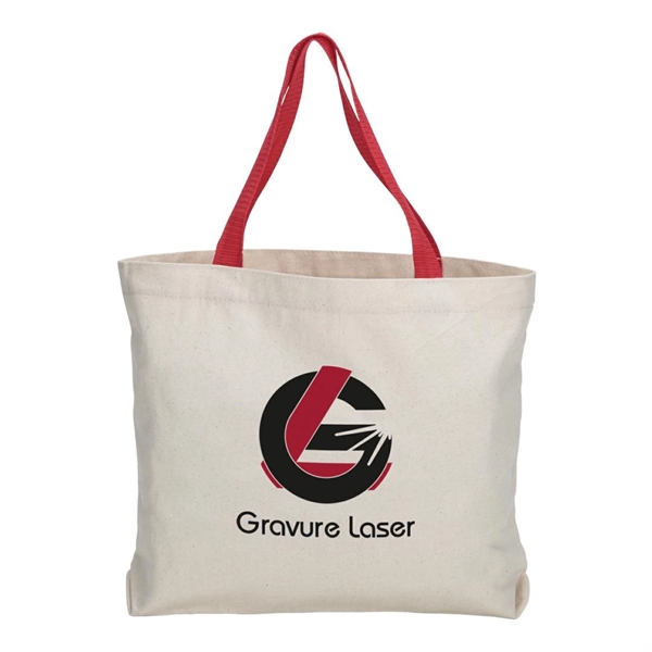 Shopping tote bag from natural and durable traditional cotton. Lightweight, foldable... from ASI 84592 St Regis Group