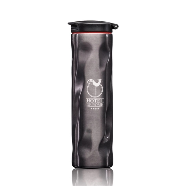 Double wall stainless steel tumbler with stylish metallic gunmetal finish... from ASI 84592 St Regis Group
