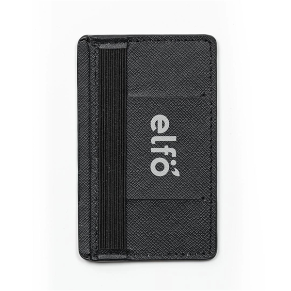 Textured leatherette phone card wallet with pop-up stand... from ASI 84592 St Regis Group