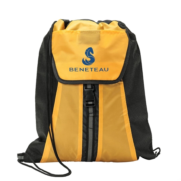 210D polyester drawstring bag with 90 gram non woven polypropylene drawstring... from ASI 84592 St Regis Group