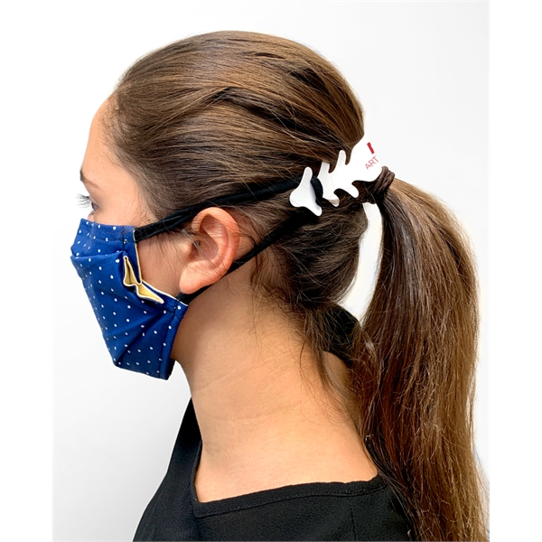 Ear Saver Mask Clip made from .023 Recyclable High Density White... from ASI 87400 ArtechPro