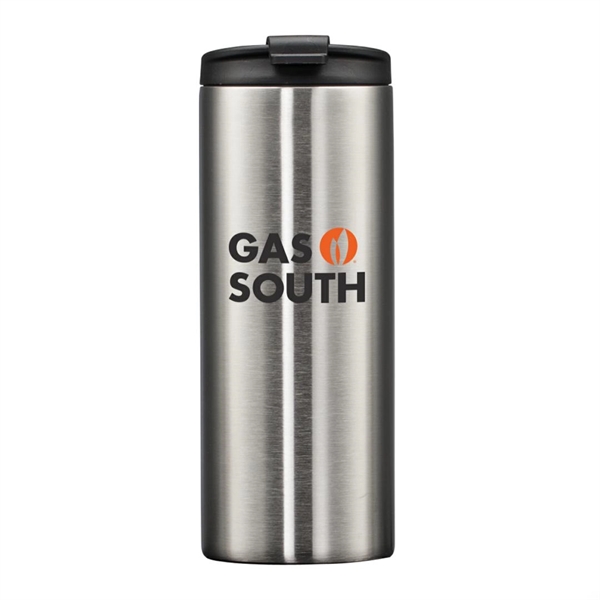 Sleek and slender stainless steel travel tumbler... from ASI 84592 St Regis Group