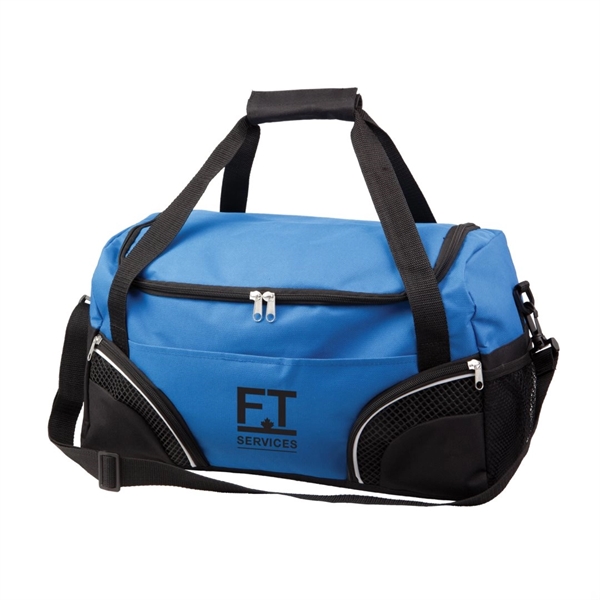 Polyester bag with sports bottle pocket and large main compartment.... from ASI 84592 St Regis Group