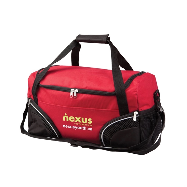 Polyester bag with sports bottle pocket and large main compartment.... from ASI 84592 St Regis Group