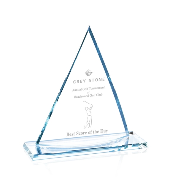 Curved starfire triangular award.... from ASI 84592 St Regis Group / St Regis