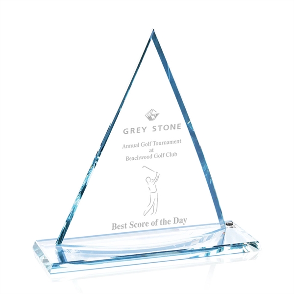 Curved starfire triangular award.... from ASI 84592 St Regis Group / St Regis