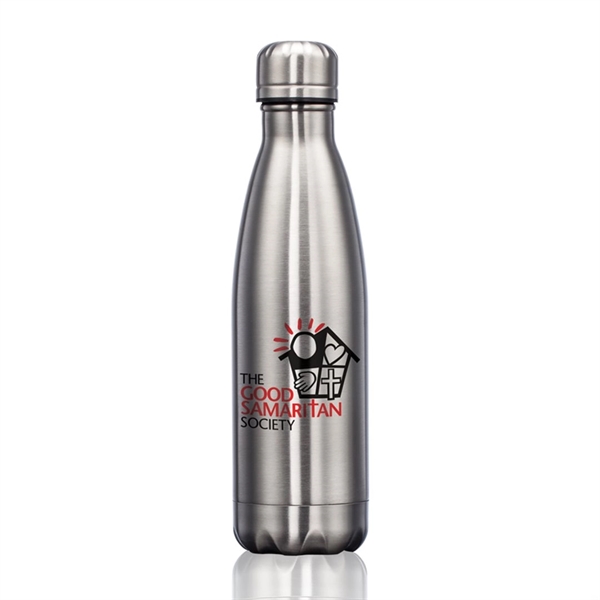 Single wall stainless steel water bottle with metallic color finish... from ASI 84592 St Regis Group