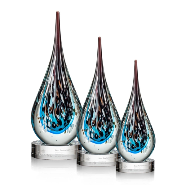 A Stunning Hand Blown work of Art Complete with a complimenting... from ASI 84592 St Regis Group / St Regis