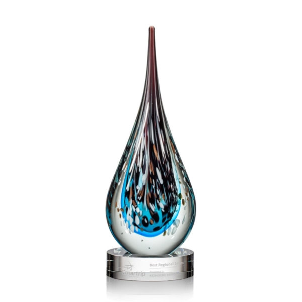 A Stunning Hand Blown work of Art Complete with a complimenting... from ASI 84592 St Regis Group / St Regis