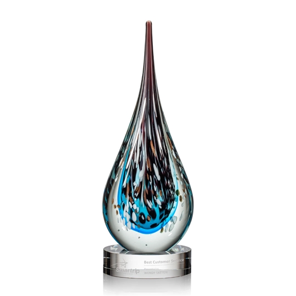 A Stunning Hand Blown work of Art Complete with a complimenting... from ASI 84592 St Regis Group / St Regis