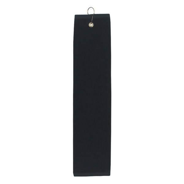 100% cotton tri-fold golf towel with metal grommet and a hook.... from ASI 61125 Hit Promotional Products / Hit®