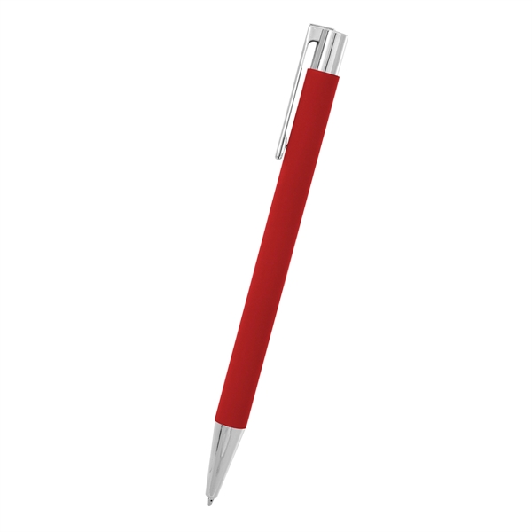Plunger-action Beatrix pen with a rubberized aluminum body for taking notes... from ASI 61125 Hit Promotional Products / Hit®