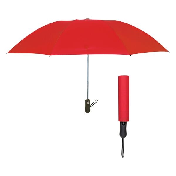 Automatic open umbrella with metal shaft, inverted design and 46" arc... from ASI 61125 Hit Promotional Products / Hit®