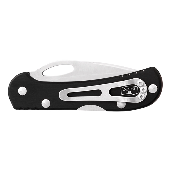 One-hand open pocket knife that locks open with 2 3/4" stainless... from ASI 46170 Compass Industries Inc