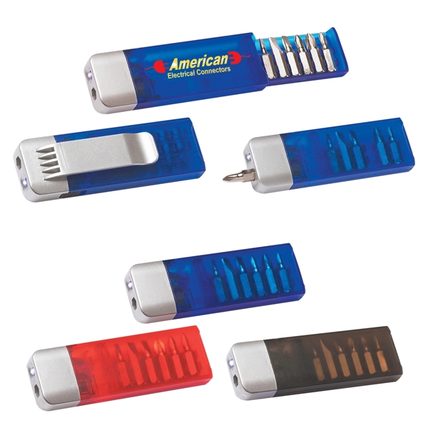 Compact tool kit comes with a small, medium and large size... from ASI 61125 Hit Promotional Products / Hit®