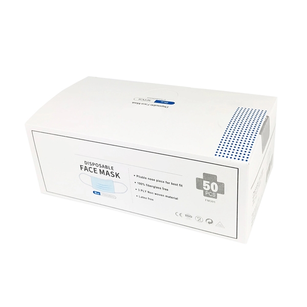 Disposable mask; constructed of 3 layers of soft, breathable non-woven fabric... from ASI 40544 Binaco / Binaline