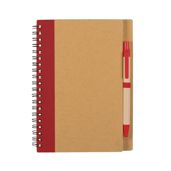 Eco spiral notebook and pen.... from ASI 61125 Hit Promotional Products / Hit®
