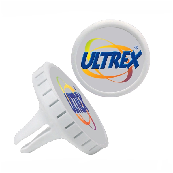 2" x 1 1/2" clip-on automobile vent air freshener with aroma... from ASI 63549 Jornik Manufacturing Corp / Jornik