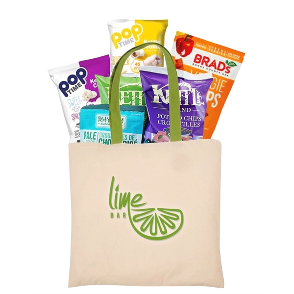 Summer Snacks packaged in Cotton Tote Bag... from ASI 89971 Stuff A Mug