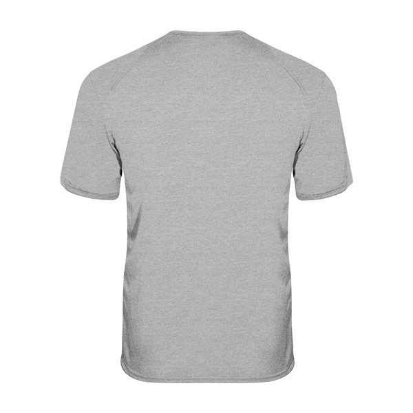 Youth tee with self-fabric collar, Double-needle hem, heat seal logo on... from ASI 37461 Augusta Sportswear