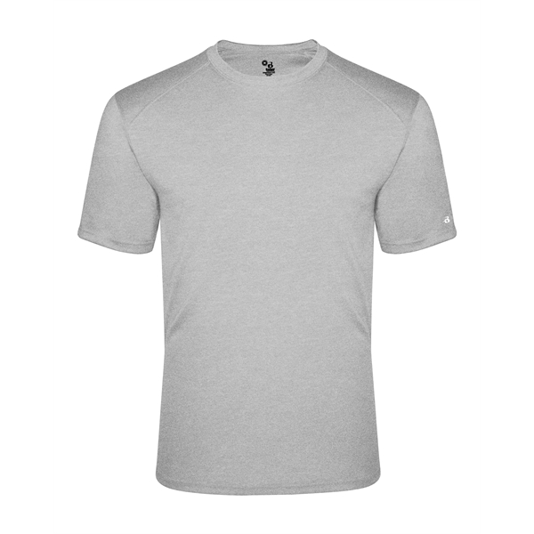 Youth tee with self-fabric collar, Double-needle hem, heat seal logo on... from ASI 37461 Augusta Sportswear