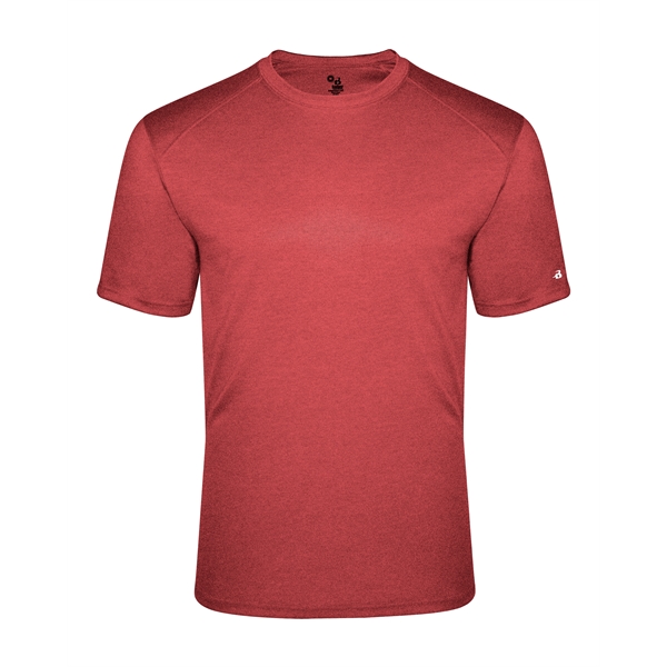 Youth tee with self-fabric collar, Double-needle hem, heat seal logo on... from ASI 37461 Augusta Sportswear