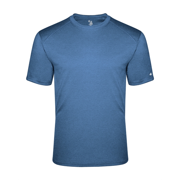 Youth tee with self-fabric collar, Double-needle hem, heat seal logo on... from ASI 37461 Augusta Sportswear