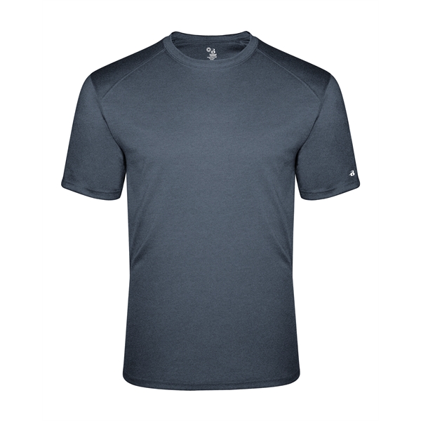 Youth tee with self-fabric collar, Double-needle hem, heat seal logo on... from ASI 37461 Augusta Sportswear