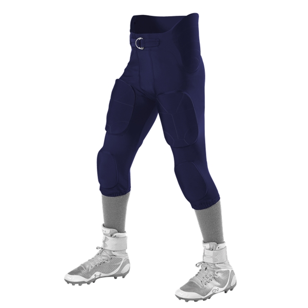 The Icon Integrated Football Pants feature a self-fabric inserted belt and... from ASI 37461 Augusta Sportswear
