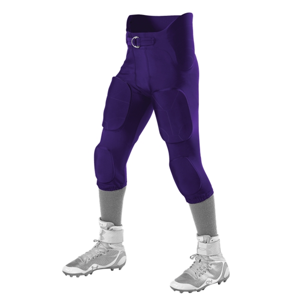 The Icon Integrated Football Pants feature a self-fabric inserted belt and... from ASI 37461 Augusta Sportswear