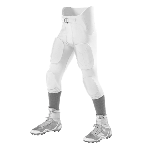 The Icon Integrated Football Pants feature a self-fabric inserted belt and... from ASI 37461 Augusta Sportswear