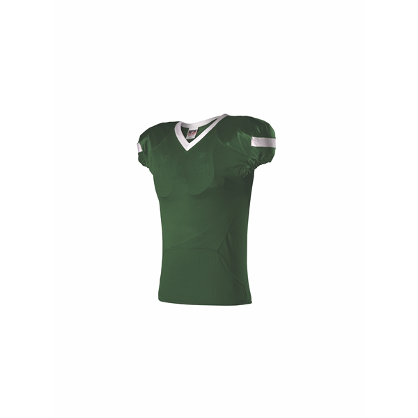 Youth football jerseys 88% Polyester/12%Elastane (cuffs And collar), belt length pro-flex... from ASI 37461 Augusta Sportswear