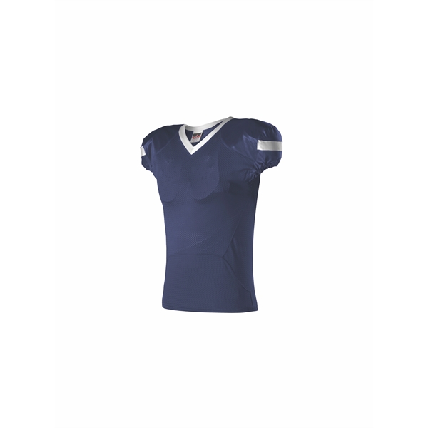 Youth football jerseys 88% Polyester/12%Elastane (cuffs And collar), belt length pro-flex... from ASI 37461 Augusta Sportswear