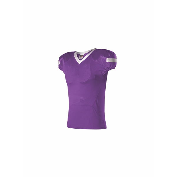Youth football jerseys 88% Polyester/12%Elastane (cuffs And collar), belt length pro-flex... from ASI 37461 Augusta Sportswear