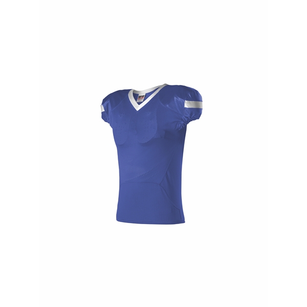 Youth football jerseys 88% Polyester/12%Elastane (cuffs And collar), belt length pro-flex... from ASI 37461 Augusta Sportswear