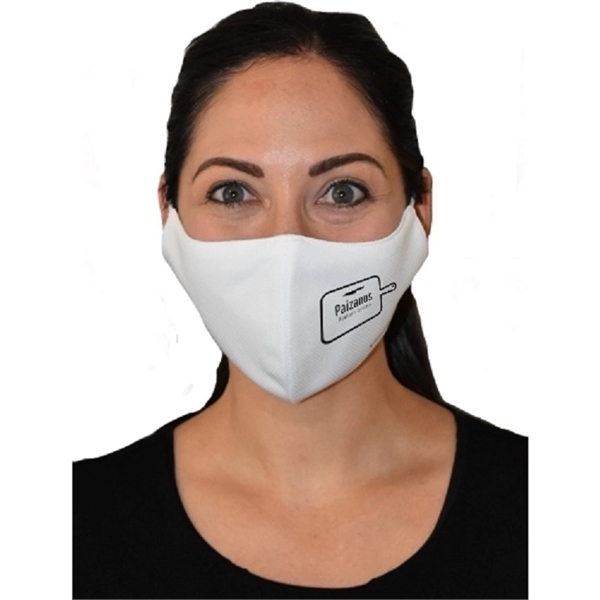 This anti-bacterial fabric face mask serves as a barrier and is... from ASI 67075 Leprechaun Promotions, LLC