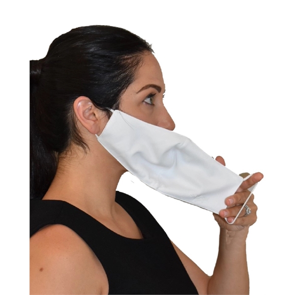 This anti-bacterial fabric face mask serves as a barrier and is... from ASI 67075 Leprechaun Promotions, LLC