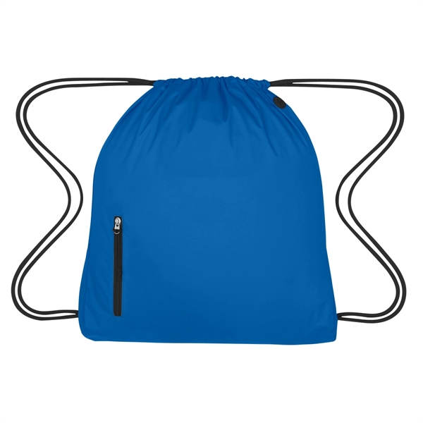 High density pongee nylon material drawstring pack.... from ASI 61125 Hit Promotional Products / Hit®