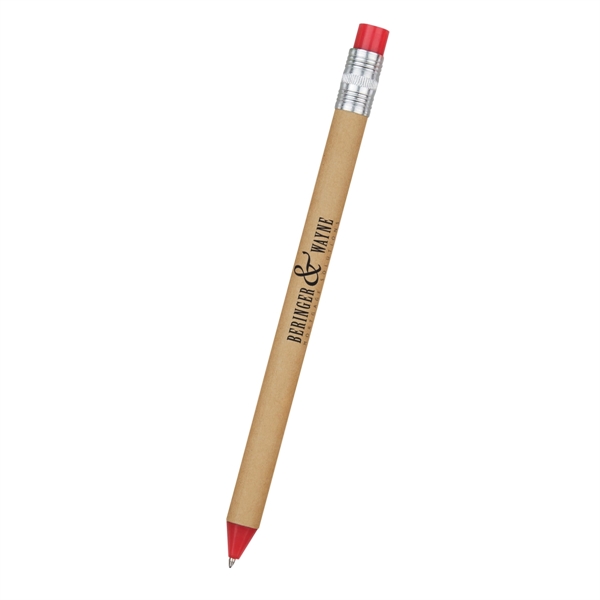 Paper Barrel Large Plastic Eraser Is The Plunger Plunger Action... from ASI 61125 Hit Promotional Products / Hit®