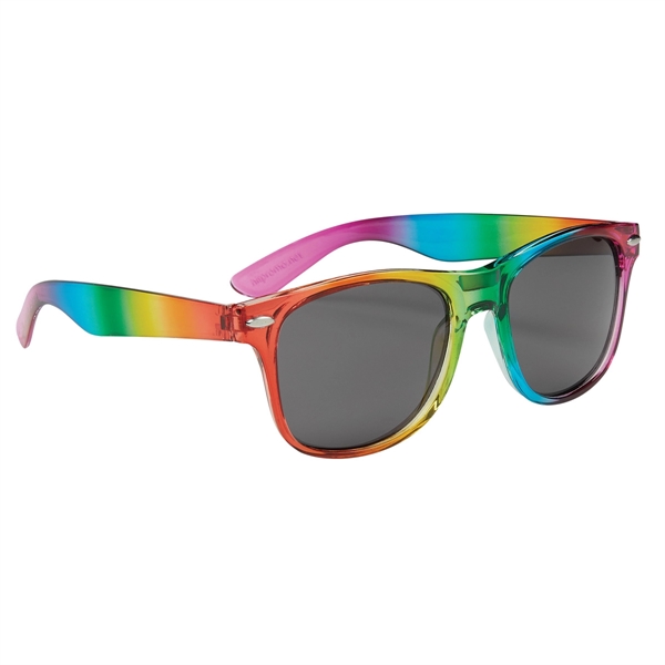 Polycarbonate rainbow colored Malibu sunglasses with UV400 protection.... from ASI 61125 Hit Promotional Products / Hit®
