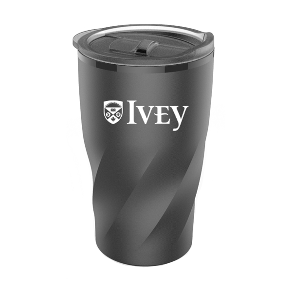 14 oz. stainless steel tumbler with polypropylene insert, twisted exterior and... from ASI 63549 Jornik Manufacturing Corp
