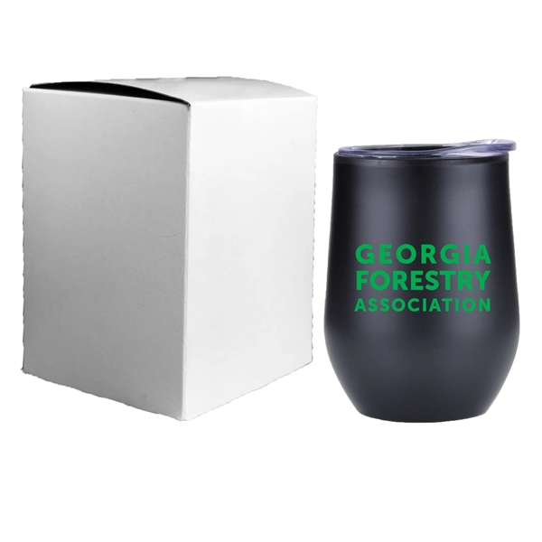 10 oz. stainless steel wine tumbler with double wall, vacuum insulation... from ASI 63549 Jornik Manufacturing Corp / Jornik