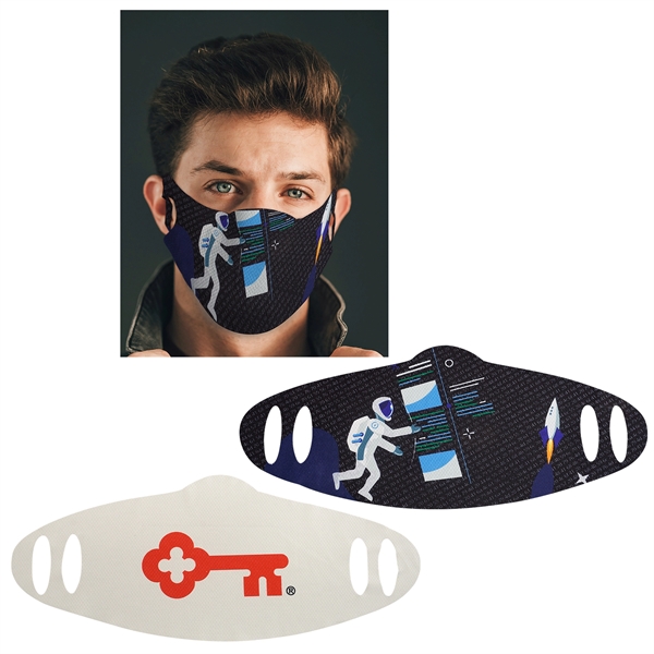 Full Color Fabric Face Mask... from ASI 30208 A P Specialties / AP Specialties