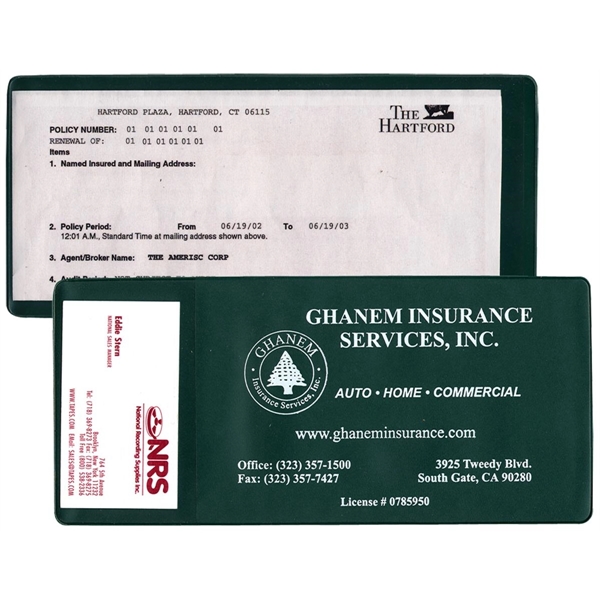 Large policy holders open on short side with pocket.... from ASI 83770 Royal Industries / The Royal Line