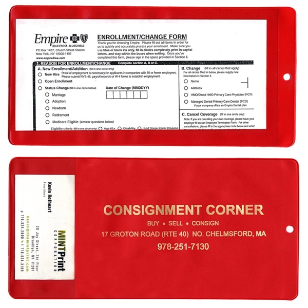 Copy-Guard Vinyl - XL Policy Holder w/ Extra Pocket (opens on... from ASI 83770 Royal Industries / The Royal Line