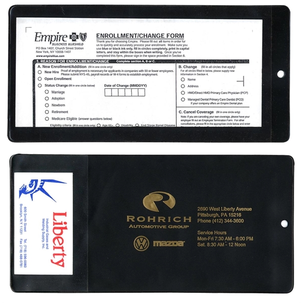Copy-Guard Vinyl - XL Policy Holder w/ Extra Pocket (opens on... from ASI 83770 Royal Industries / The Royal Line